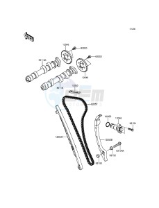 ER-6N_ABS ER650FDS XX (EU ME A(FRICA) drawing Camshaft(s)/Tensioner