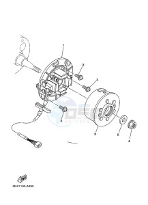 YZ250 (BCR9) drawing GENERATOR