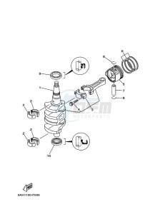 F15CEPL drawing CRANKSHAFT--PISTON