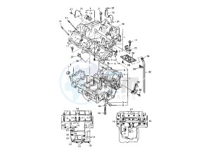 FZR R 600 drawing CRANKCASE