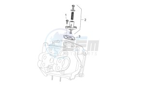 Scarabeo 250 Light e3 drawing Chain tensioner