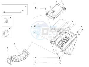 RS 125 4T E4 ABS (EMEA) drawing Air box