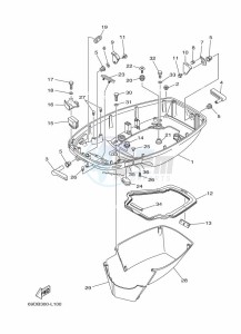 E60HMHDL drawing BOTTOM-COWLING