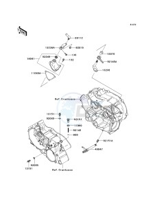 KVF 360 B [PRAIRIE 360] (B6F-B9F) B9F drawing GEAR CHANGE MECHANISM