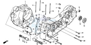 CH125 drawing CRANKCASE