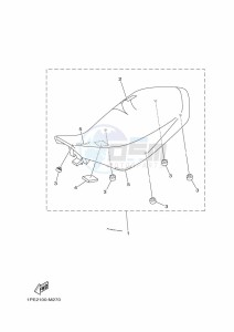 YFM700R YFM70RSSK (2LSV) drawing SEAT