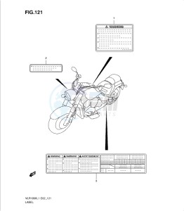 VLR1800 drawing LABEL (VLR1800TL1 E2)