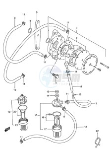 DT 140 drawing Fuel Pump (1995 to 1996)