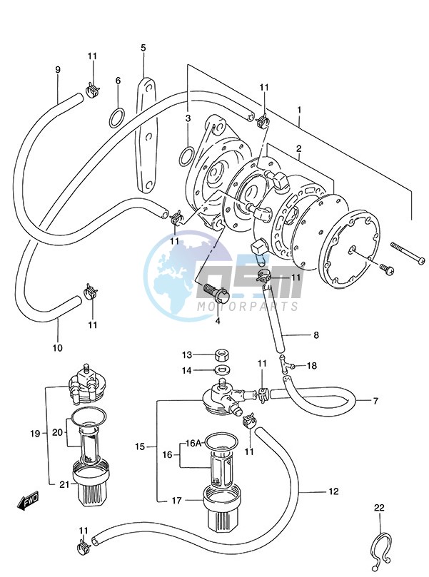 Fuel Pump (1995 to 1996)