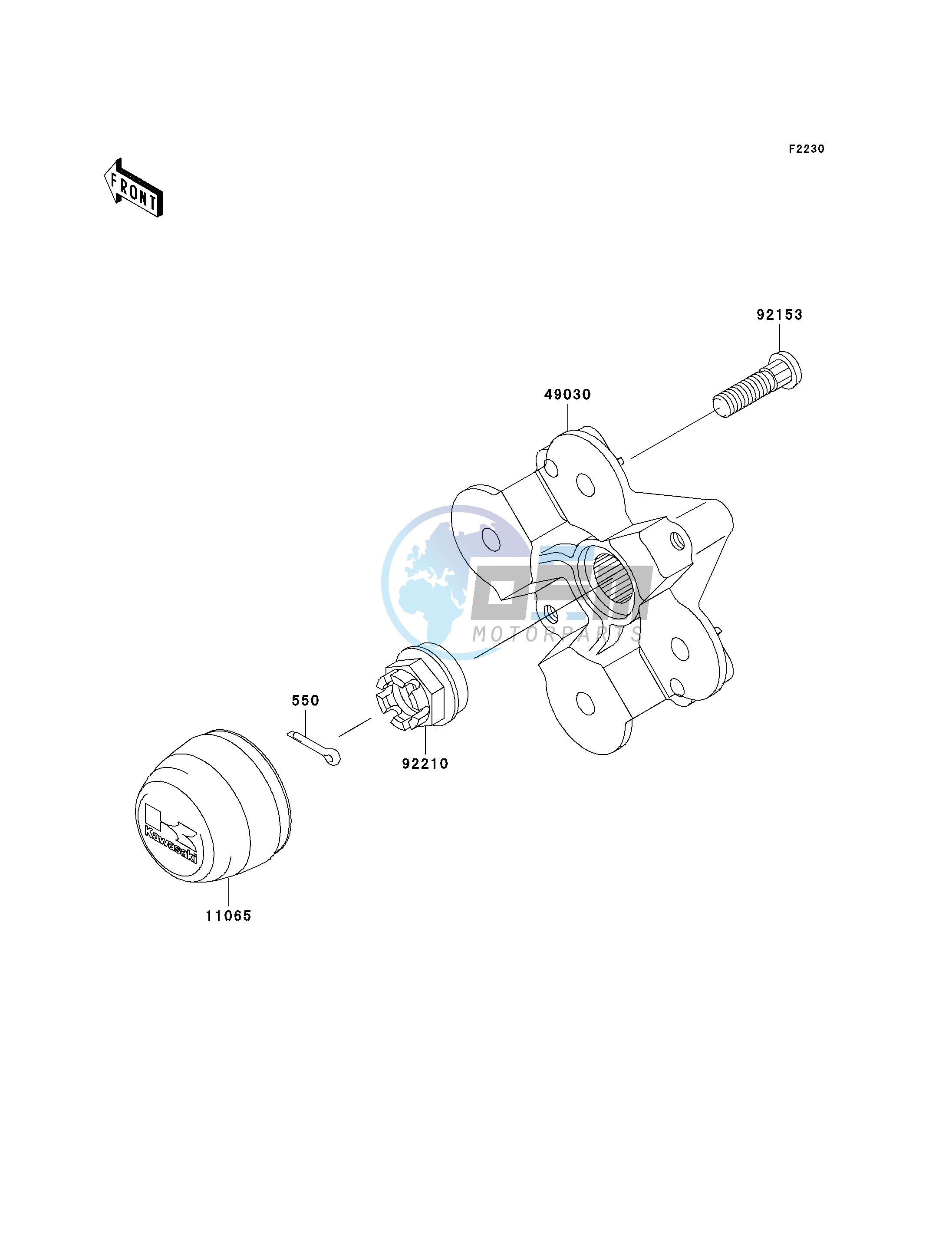 FRONT HUB