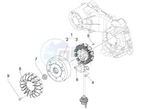 Sprint 50 4T 2V 25 kmh (EMEA) drawing Flywheel magneto