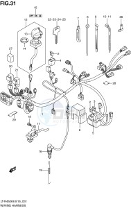 LT-R450 (E19) drawing WIRING HARNESS