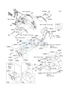 VN 2000 J [VULCAN 2000 CLASSIC LT] (8F-9F) J8F drawing SADDLEBAGS