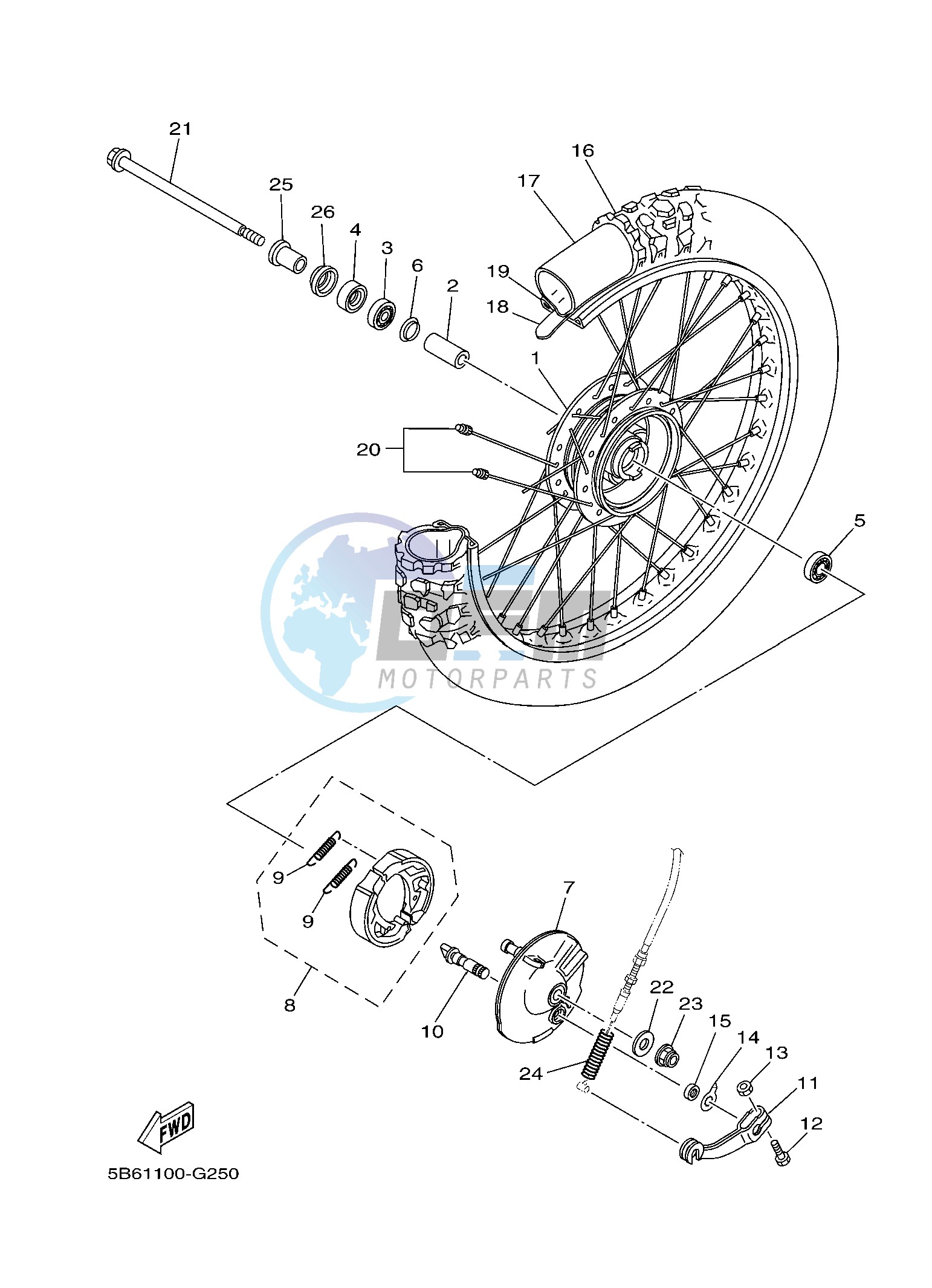 FRONT WHEEL