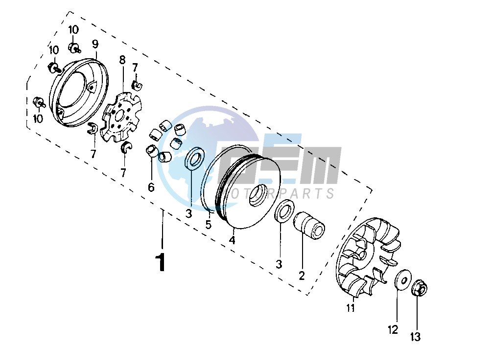 DRIVING PULLEY