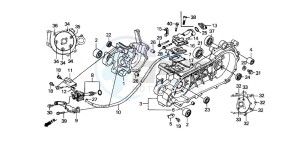 SH50 SH FIFTY drawing CRANKCASE/OIL PUMP