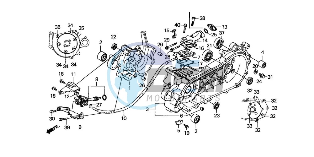 CRANKCASE/OIL PUMP