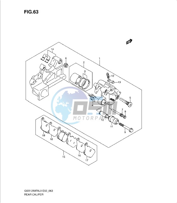 REAR CALIPER