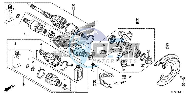 FRONT KNUCKLE (4WD)