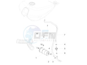 V7 III Stone 750 e4 (NAFTA) drawing Fuel vapour recover system