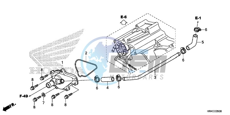 WATER PUMP COVER