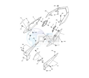 XJ6-S DIVERSION 600 drawing SIDE COVER