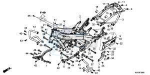 GL1800CF F6C ED drawing FRAME BODY