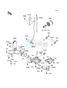 JET SKI STX-15F JT1500-A2 FR drawing Oil Pump