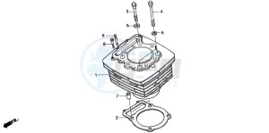 NX500 DOMINATOR drawing CYLINDER