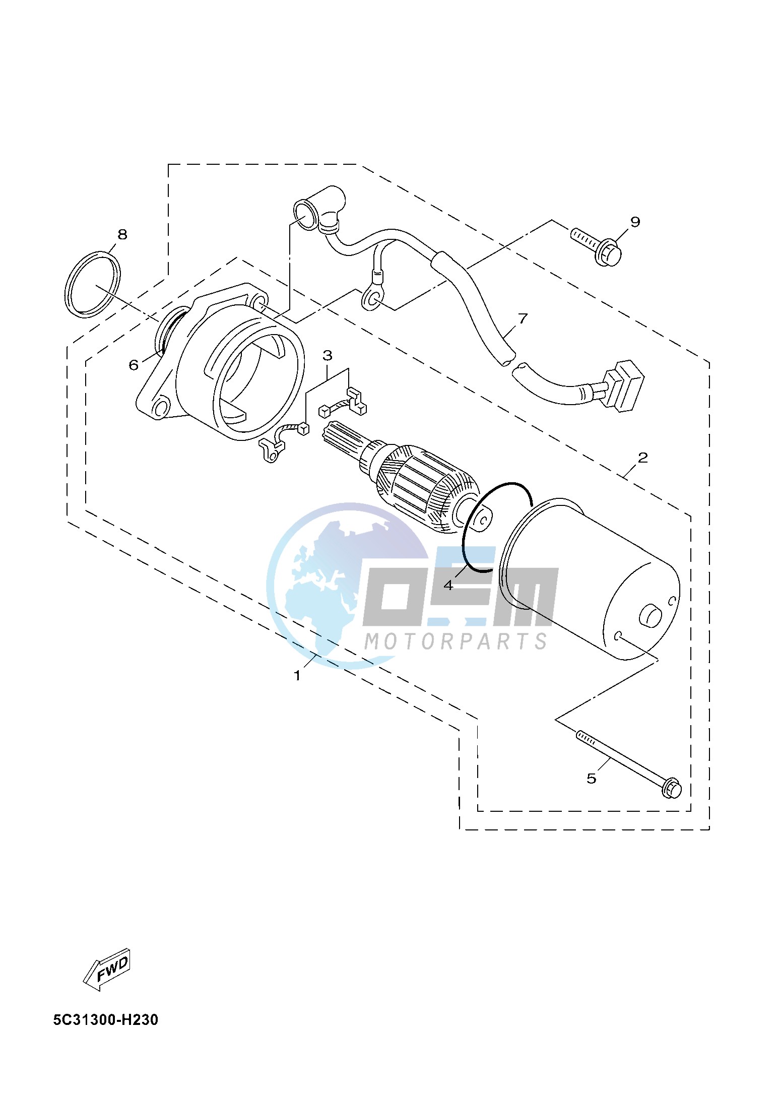 STARTING MOTOR