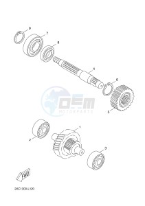 YN50 YN50F NEO'S 4 (2ACM 2ACM 2ACM 2ACM) drawing TRANSMISSION