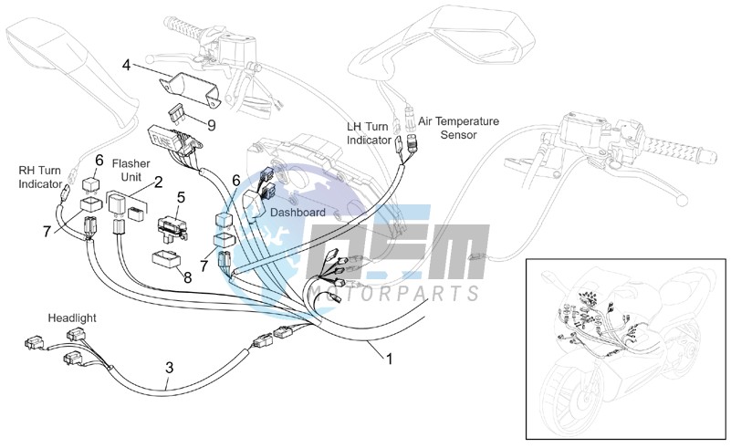 Front electrical system