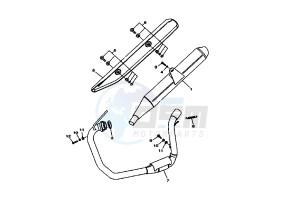 XT R 125 drawing EXHAUST