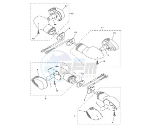 XJ6-S DIVERSION ABS 600 drawing FLASHER LIGHT