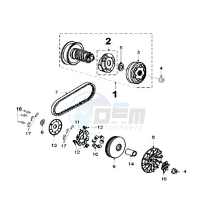 LUDIX 10 ROR SNAKE drawing CLUTCH