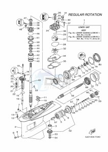 F300DET drawing PROPELLER-HOUSING-AND-TRANSMISSION-1