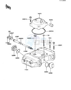 KZ 440 G (G1) drawing CYLINDER HEAD COVERS