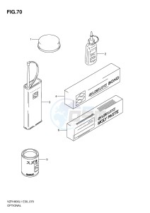 VZR1800 (E50) INTRUDER drawing OPTIONAL