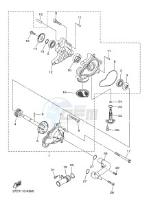 XVS1300CU XVS1300 CUSTOM (2SS1) drawing WATER PUMP