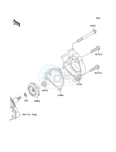 KLX250 KLX250SCF XX (EU ME A(FRICA) drawing Water Pump