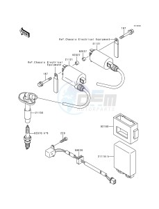 EX 250 F [NINJA 250R] (F10-F14) [NINJA 250R] drawing IGNITION SYSTEM