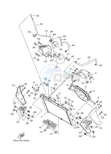 MTN850 MTN-850-A MT-09 ABS (BS2B) drawing RADIATOR & HOSE