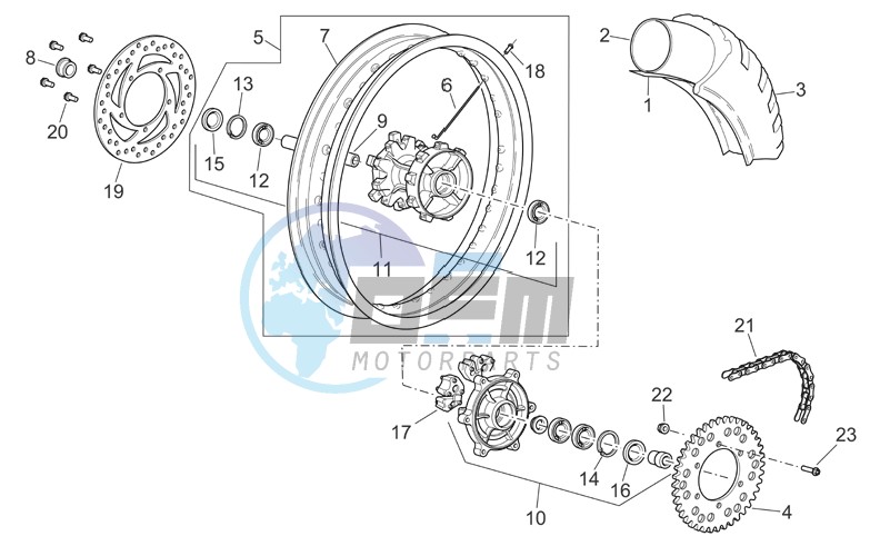 Rear wheel II