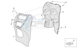 Scarabeo 100 4T e3 drawing Front body III