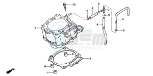 CRF450X drawing CYLINDER