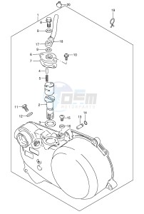 LT50 (P1) drawing CLUTCH COVER - OIL PUMP