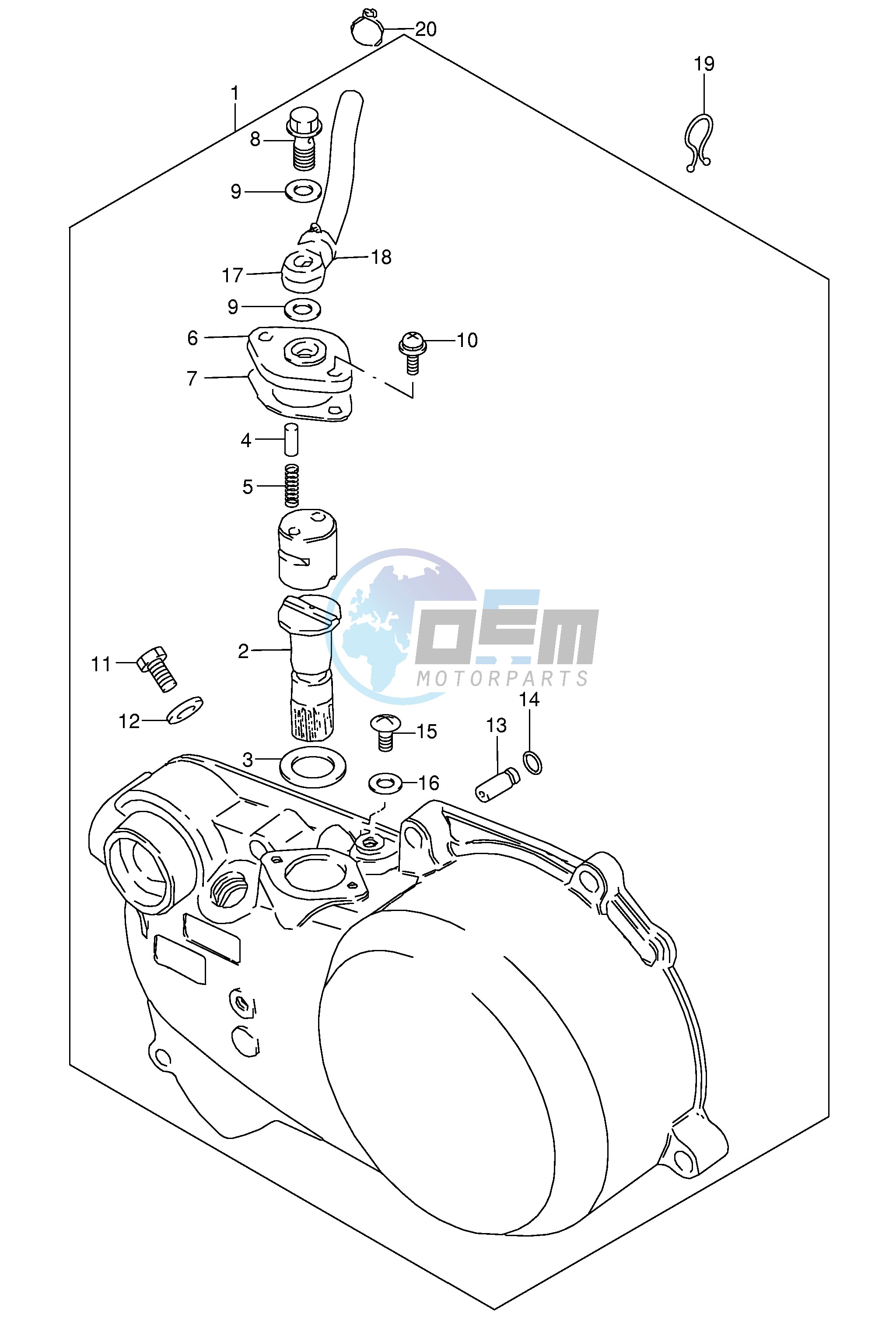 CLUTCH COVER - OIL PUMP