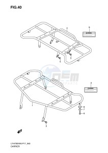 LT-A700X (P17) drawing CARRIER