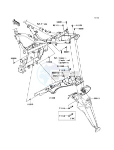 NINJA_250R EX250K9FA GB XX (EU ME A(FRICA) drawing Rear Fender(s)