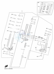 NIKEN GT MXT850D (B5B9) drawing FRONT FORK 2